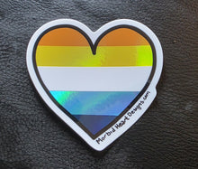 Load image into Gallery viewer, LGBTQAI+ Support Holographic Stickers