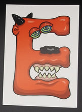 Load image into Gallery viewer, E Alphabet Monsters