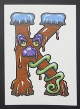 Load image into Gallery viewer, K Alphabet Monsters
