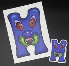 Load image into Gallery viewer, M Alphabet Monsters