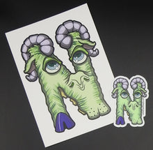 Load image into Gallery viewer, N Alphabet Monsters