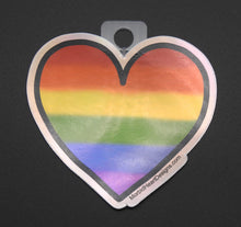 Load image into Gallery viewer, LGBTQAI+ Support Holographic Stickers