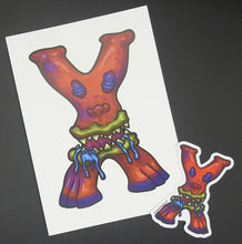 Load image into Gallery viewer, X Alphabet Monsters