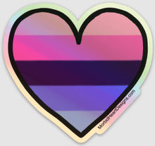 Load image into Gallery viewer, LGBTQAI+ Support Holographic Stickers