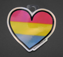 Load image into Gallery viewer, LGBTQAI+ Support Holographic Stickers
