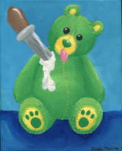 Load image into Gallery viewer, Teddy Bear Painting - Stabbed