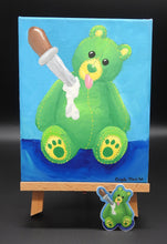 Load image into Gallery viewer, Teddy Bear Painting - Stabbed