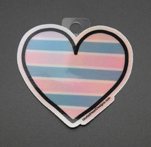 Load image into Gallery viewer, LGBTQAI+ Support Holographic Stickers