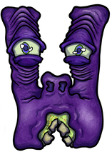 Load image into Gallery viewer, W Alphabet Monsters