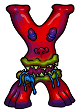 Load image into Gallery viewer, X Alphabet Monsters