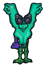 Load image into Gallery viewer, Y Alphabet Monsters