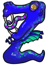Load image into Gallery viewer, Z Alphabet Monsters
