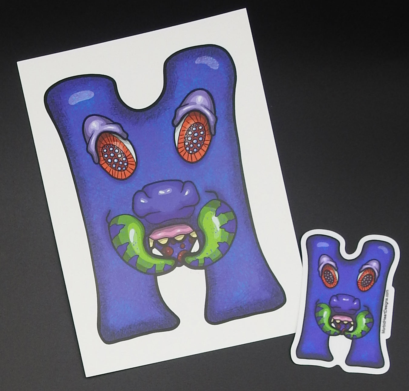 K Alphabet Monsters – Morbid Heart Designs