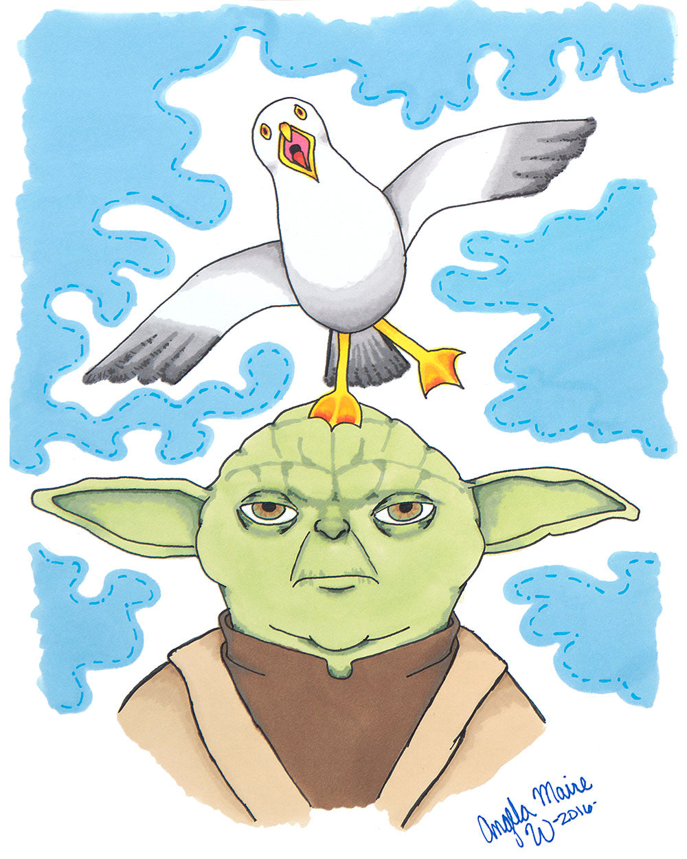 Yoda and the Seagulls
