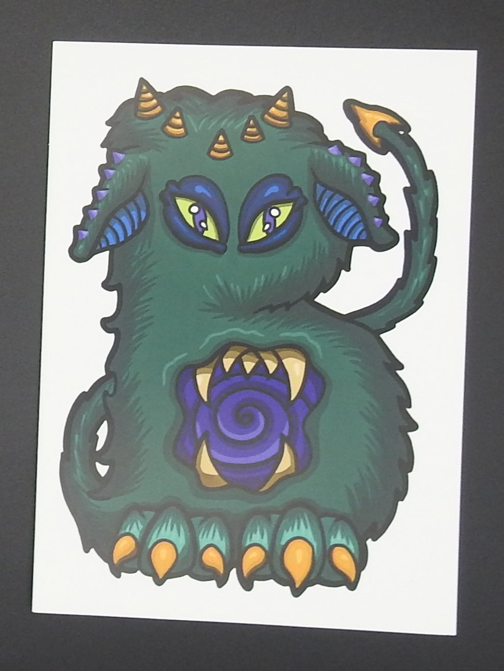 abc monsters b B Alphabet Monsters – Morbid Heart Designs